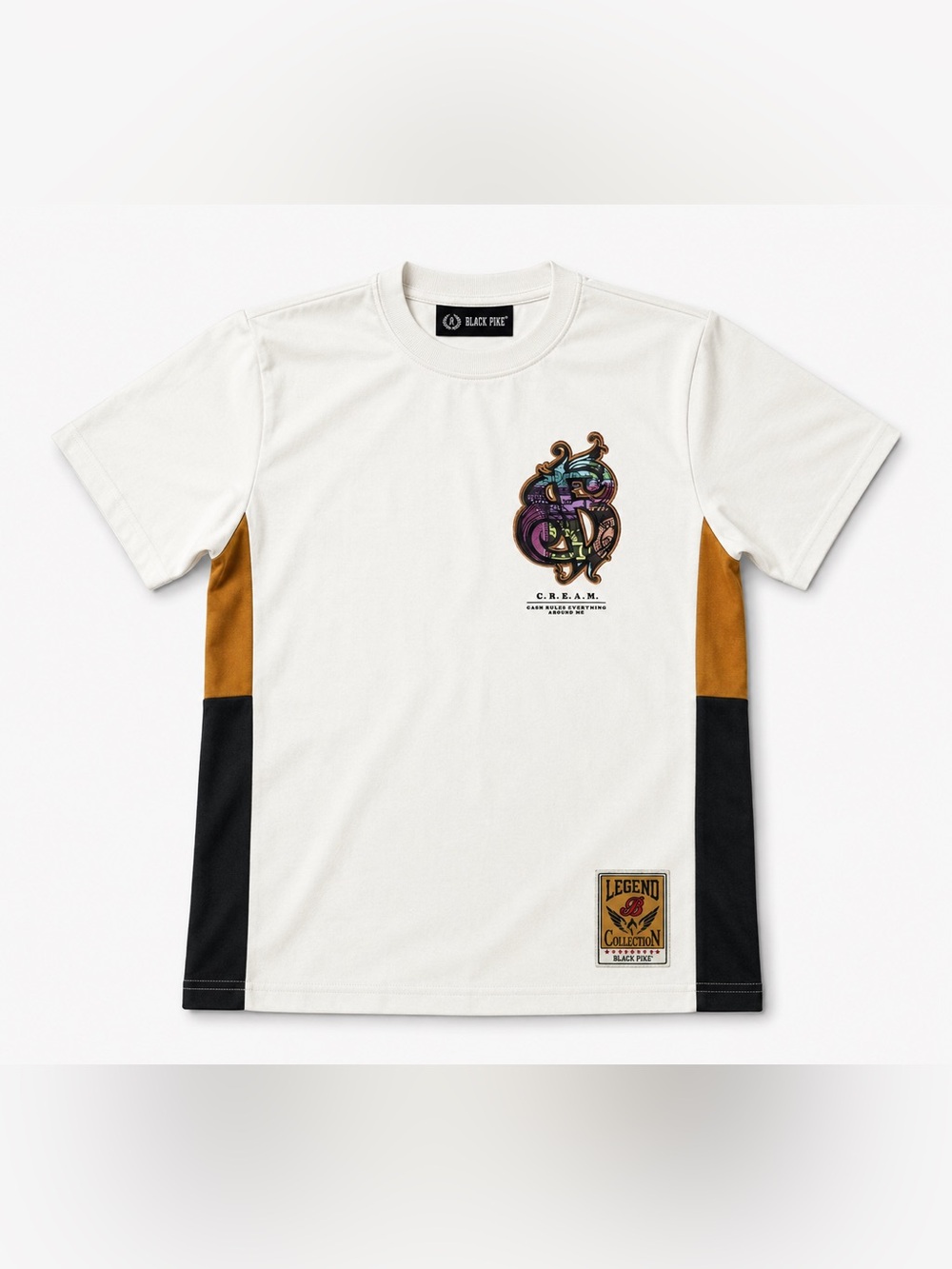 Black Pike C.R.E.A.M. Performance Graphic Jersey Shirt | Men’s Medium